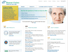 Tablet Screenshot of beavervisitec.com